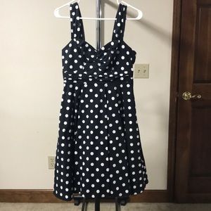 Hot Topic Polka Dot Dress Size Medium